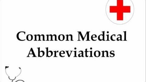 اطلاعات بیشتر در مورد "Common Medical Abbreviations"