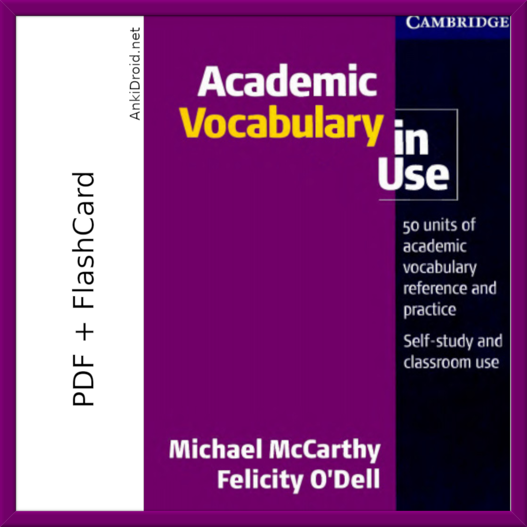 اطلاعات بیشتر در مورد " فلش کارت Academic Vocabulary In Use "