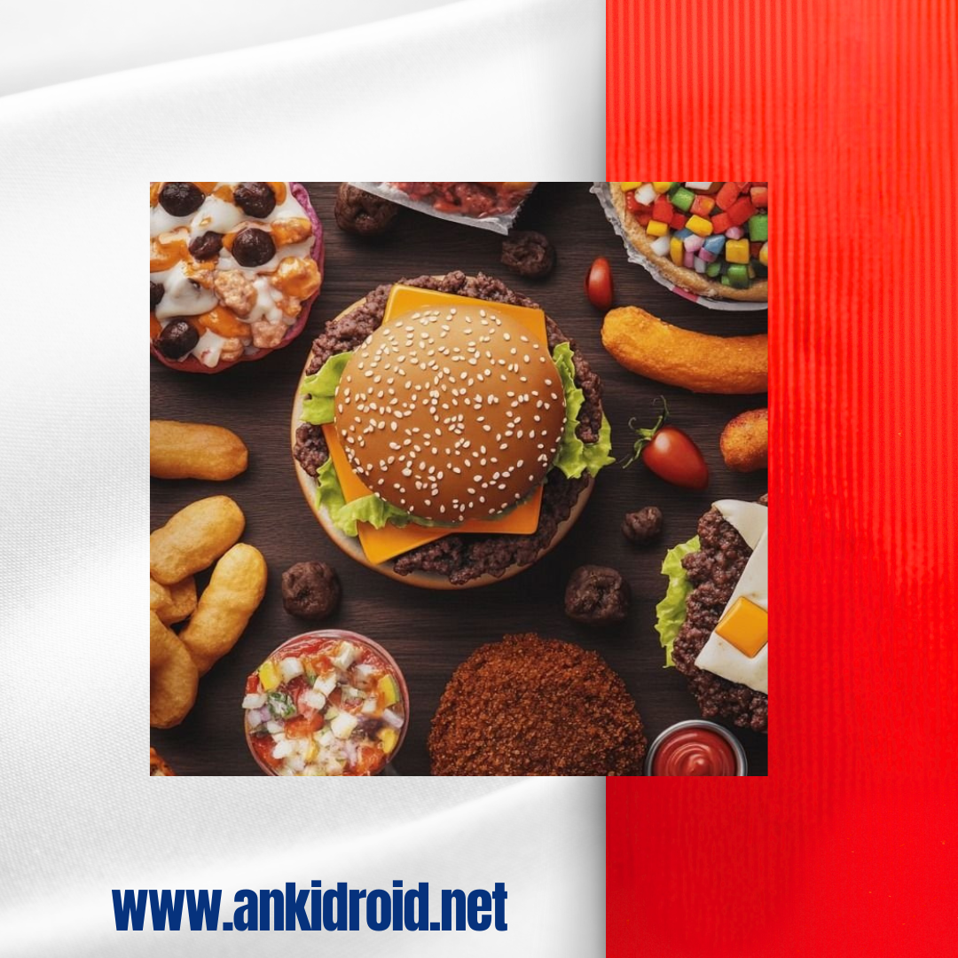 فلش کارت اصطلاحات فست فود 
