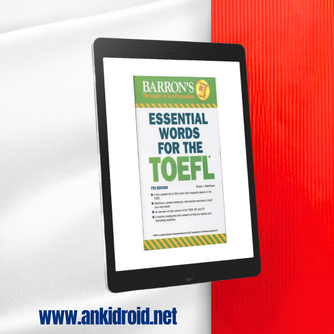 فلش کارت لغات ضروری تافل ویرایش هفتم