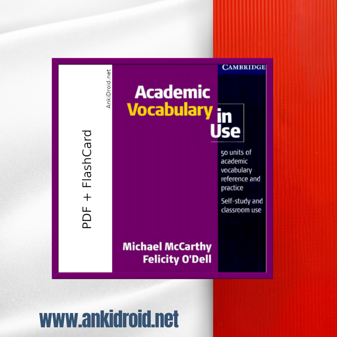  فلش کارت Academic Vocabulary In Use 
