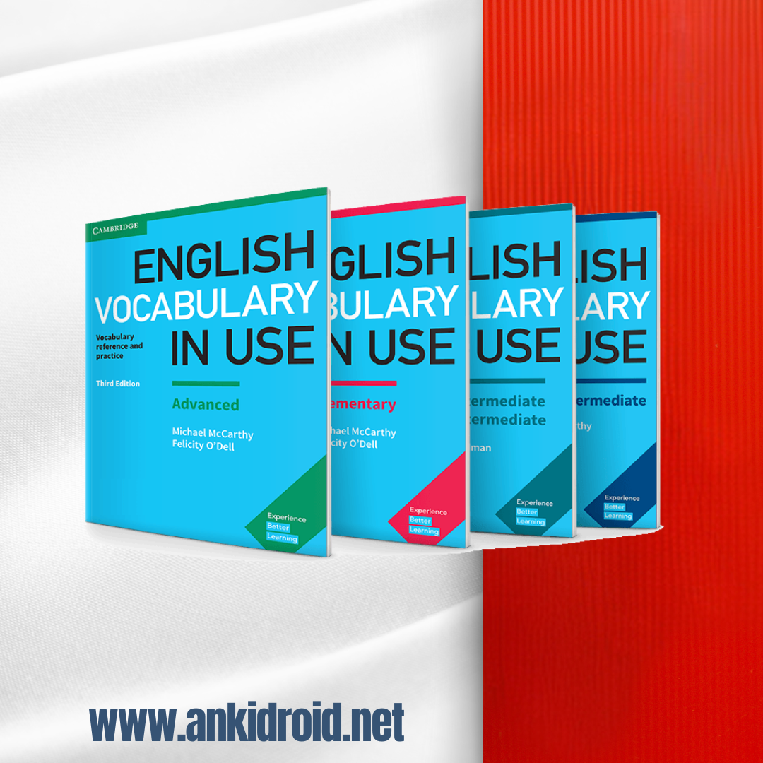  فلش کارت کتاب های vocabulary in use 