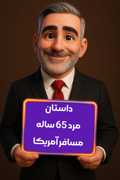 داستان مرد۶۵ ساله مسافر آمریکا