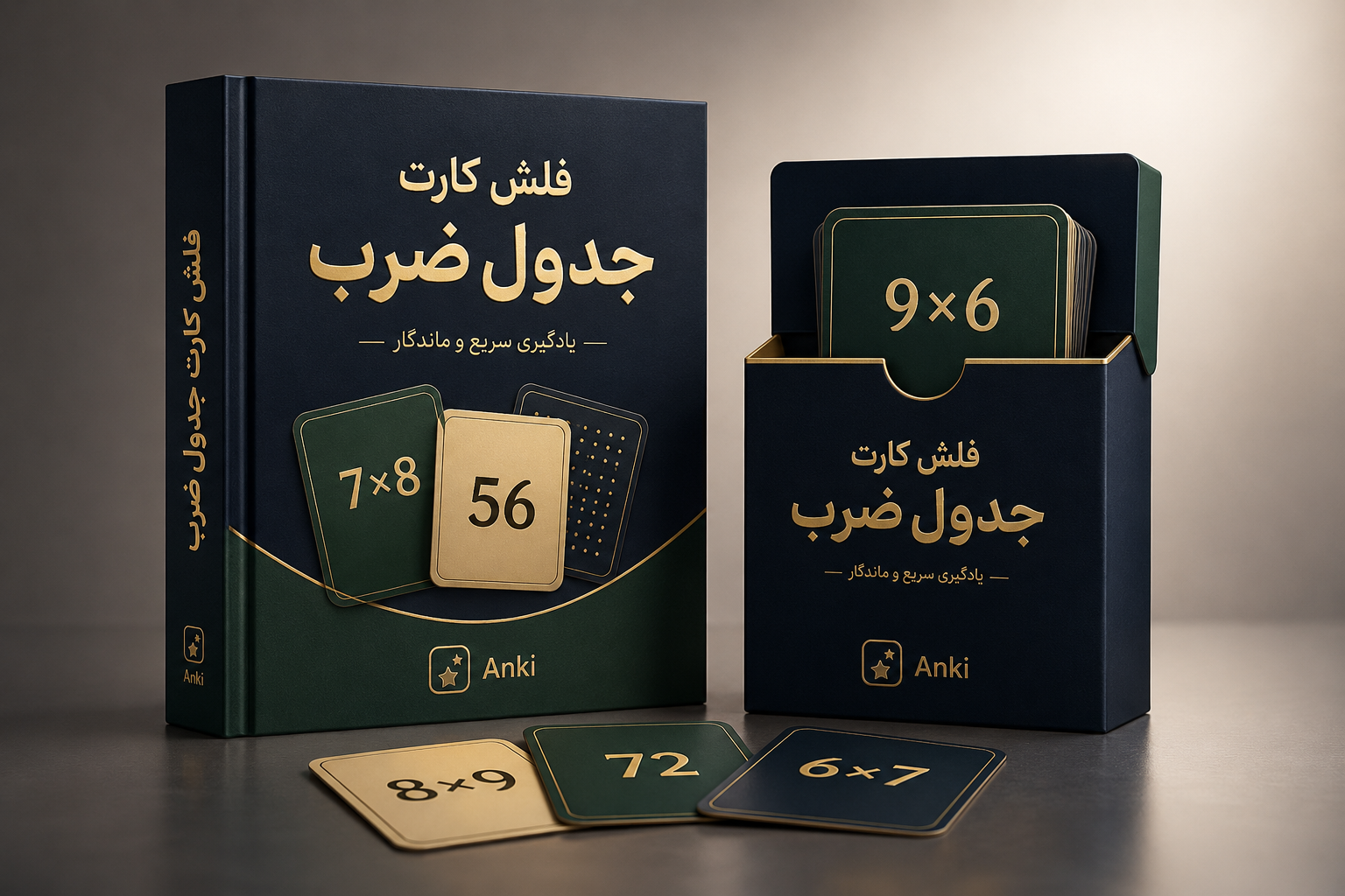  فلش کارت جدول ضرب 
