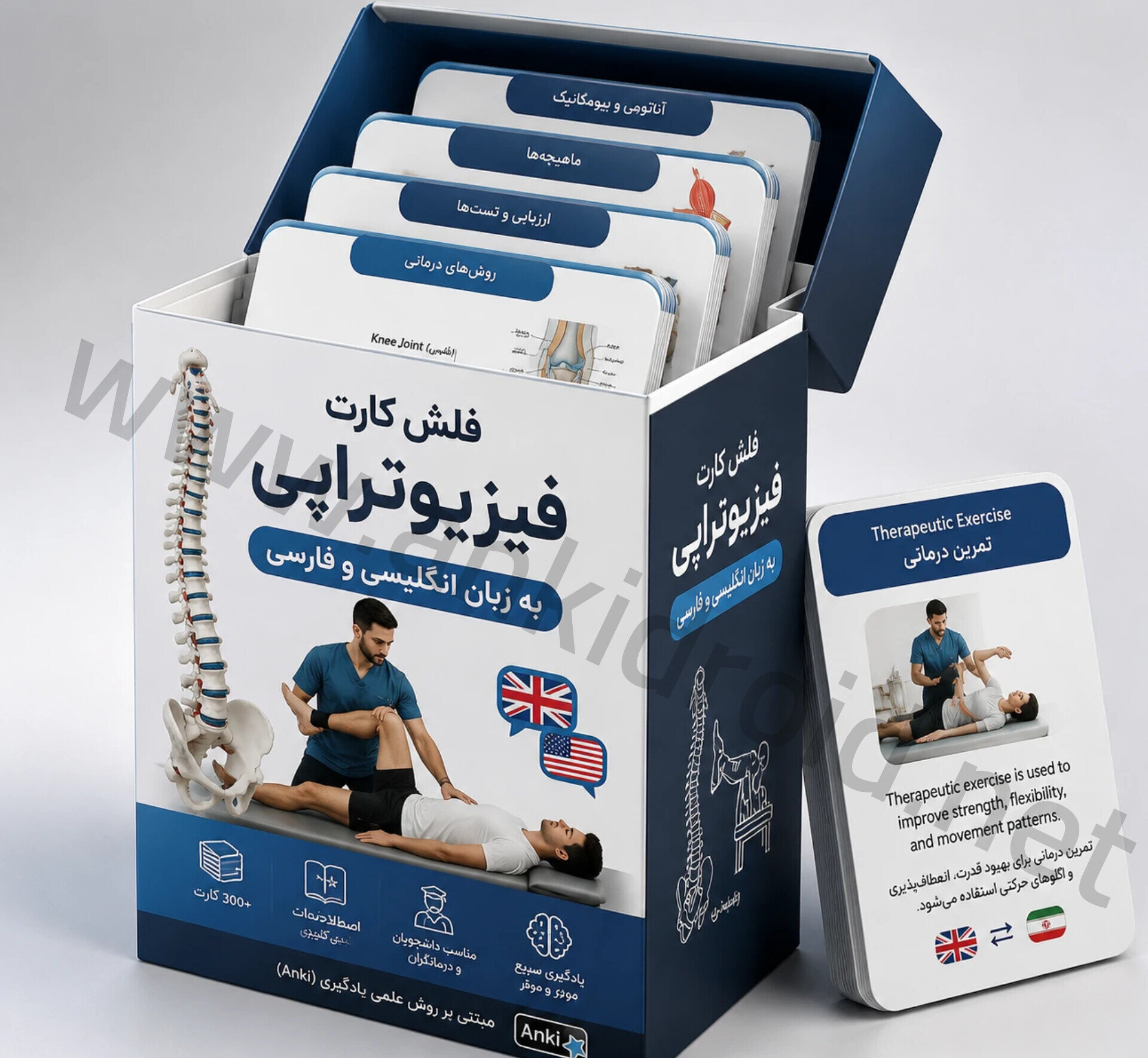 اطلس جامع فیزیوتراپی و توانبخشی – Anki 