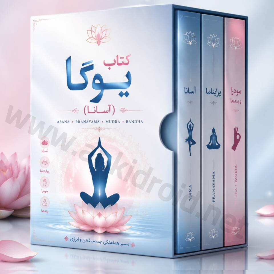 فلش کارت کتاب «آسانا پرانایاما مودرا باندا»