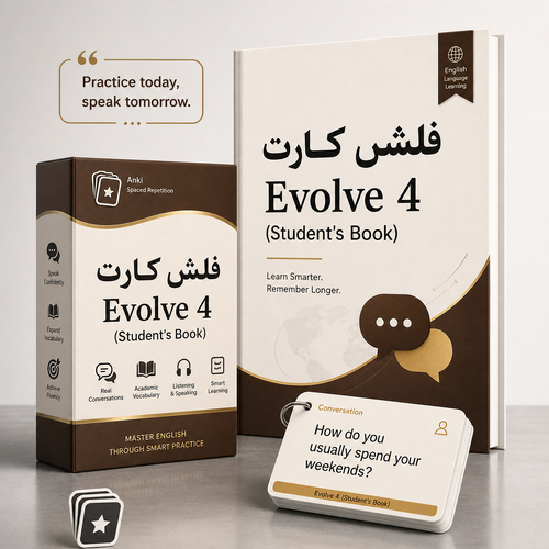 اطلاعات بیشتر در مورد "فلش کارتEvolve 4 Student's Book"