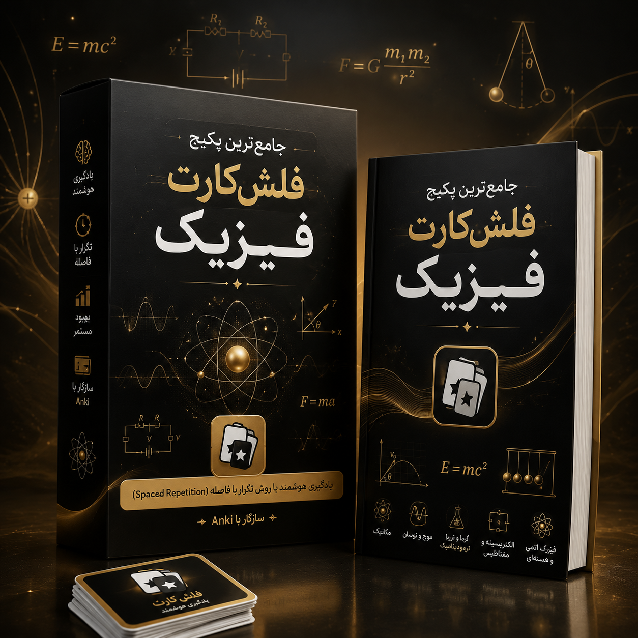 جامع‌ترین پکیج فلش‌کارت فیزیک