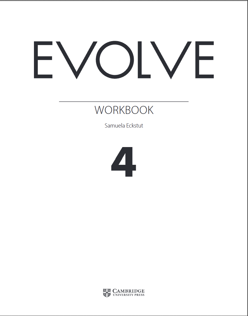 فلش کارتEvolve 4 Workbook 