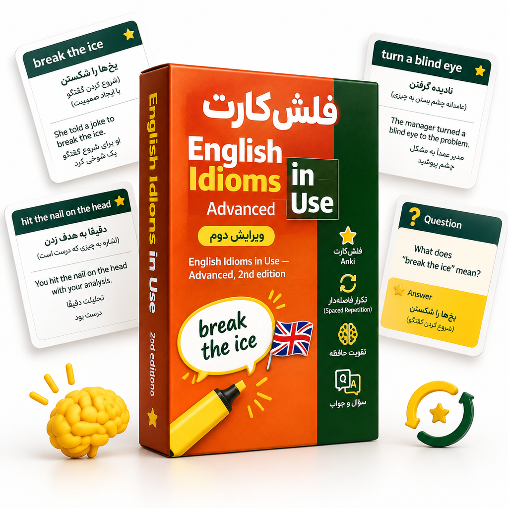 فلش کارت English Idioms in Use Advanced ویرایش دوم 