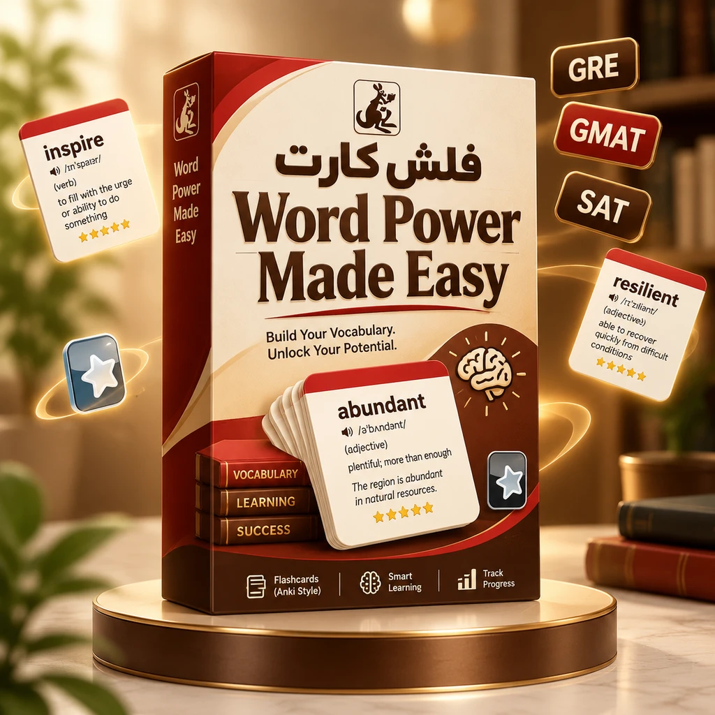 فلش کارت Word Power Made Easy